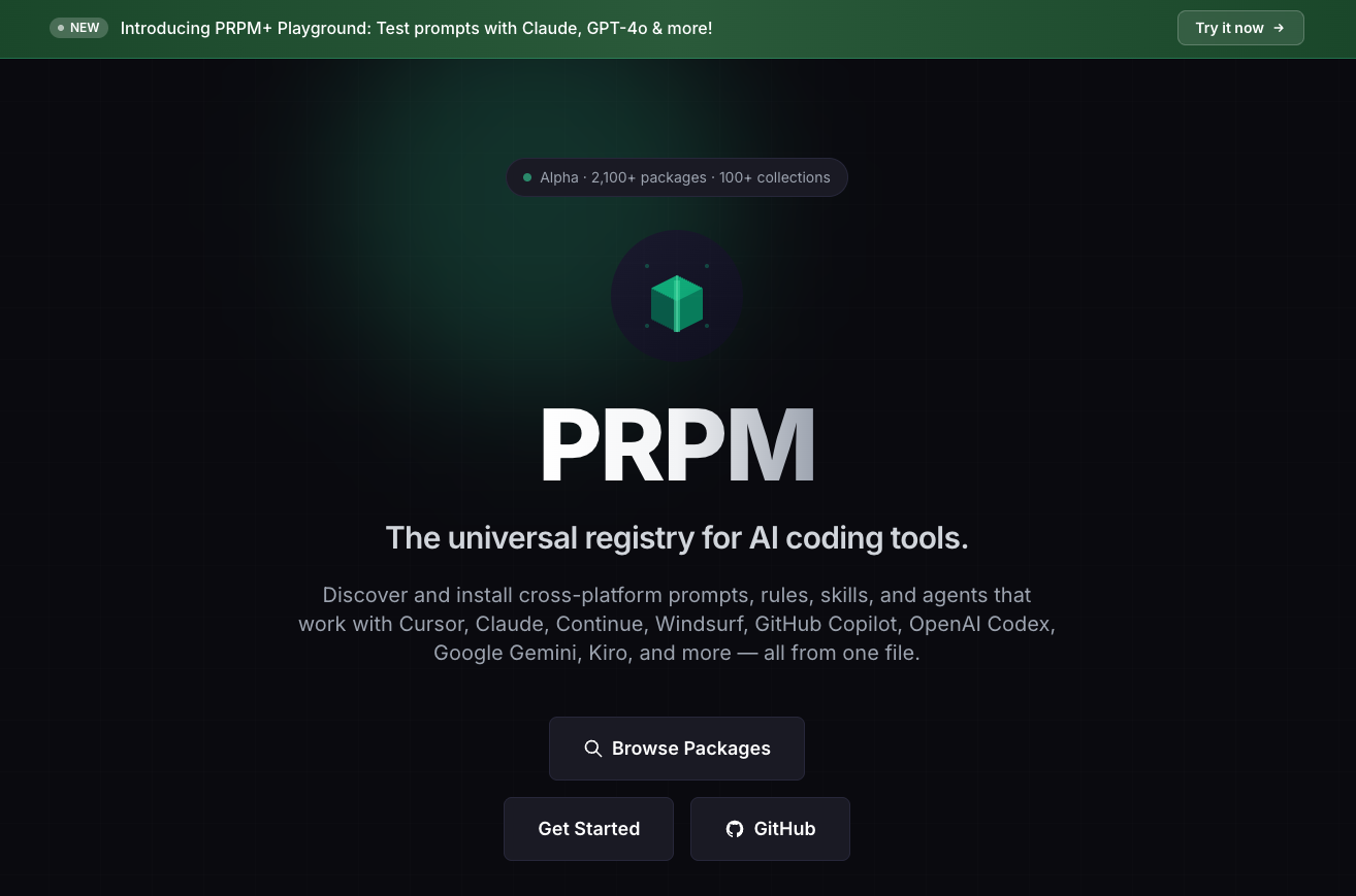 Search Packages | PRPM | PRPM