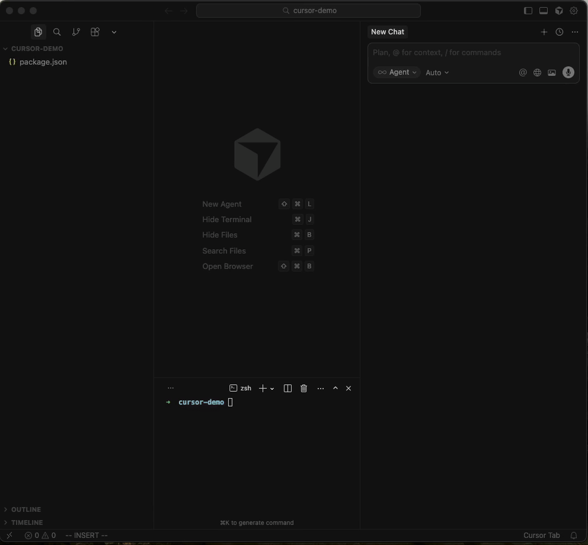 Self-improving AI in action: Cursor analyzes a project, searches PRPM, and installs expertise